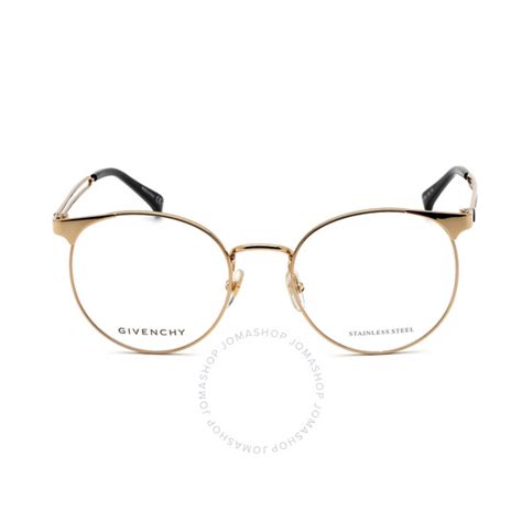 givenchy gv 0053|Givenchy Ladies Gold Tone Round Eyeglass Frames .